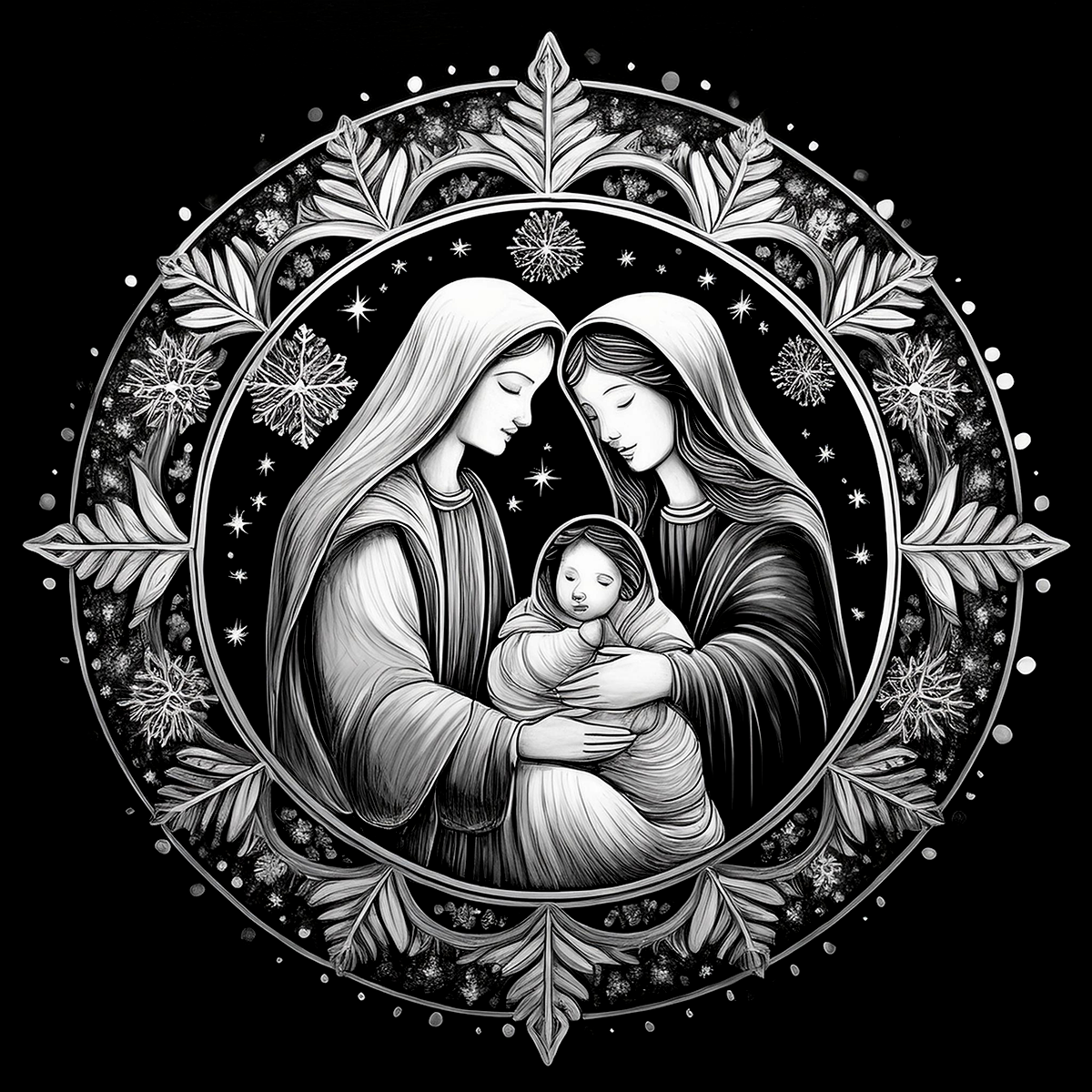 Christmas Coasters- Set of 4