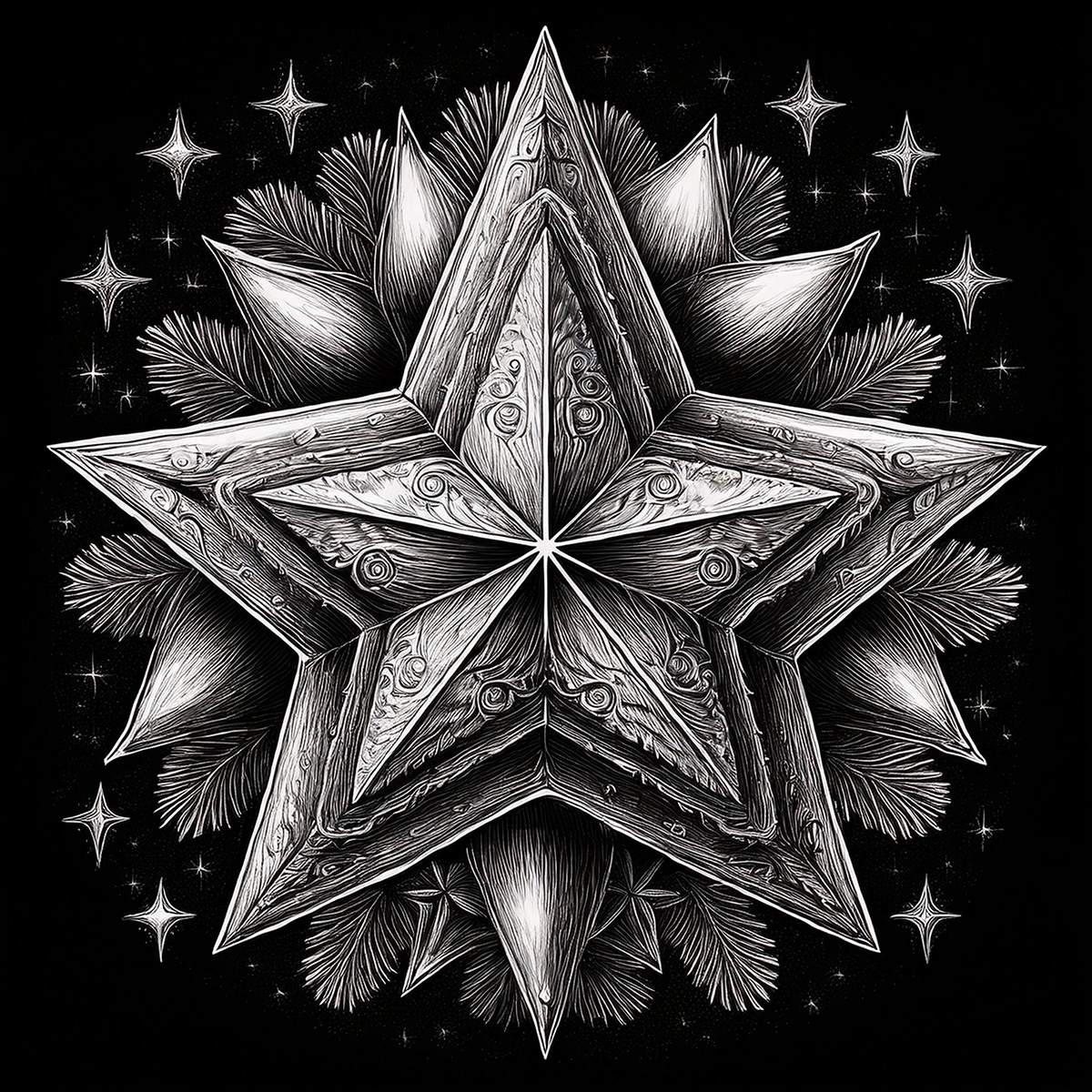 Christmas Coasters- Set of 4