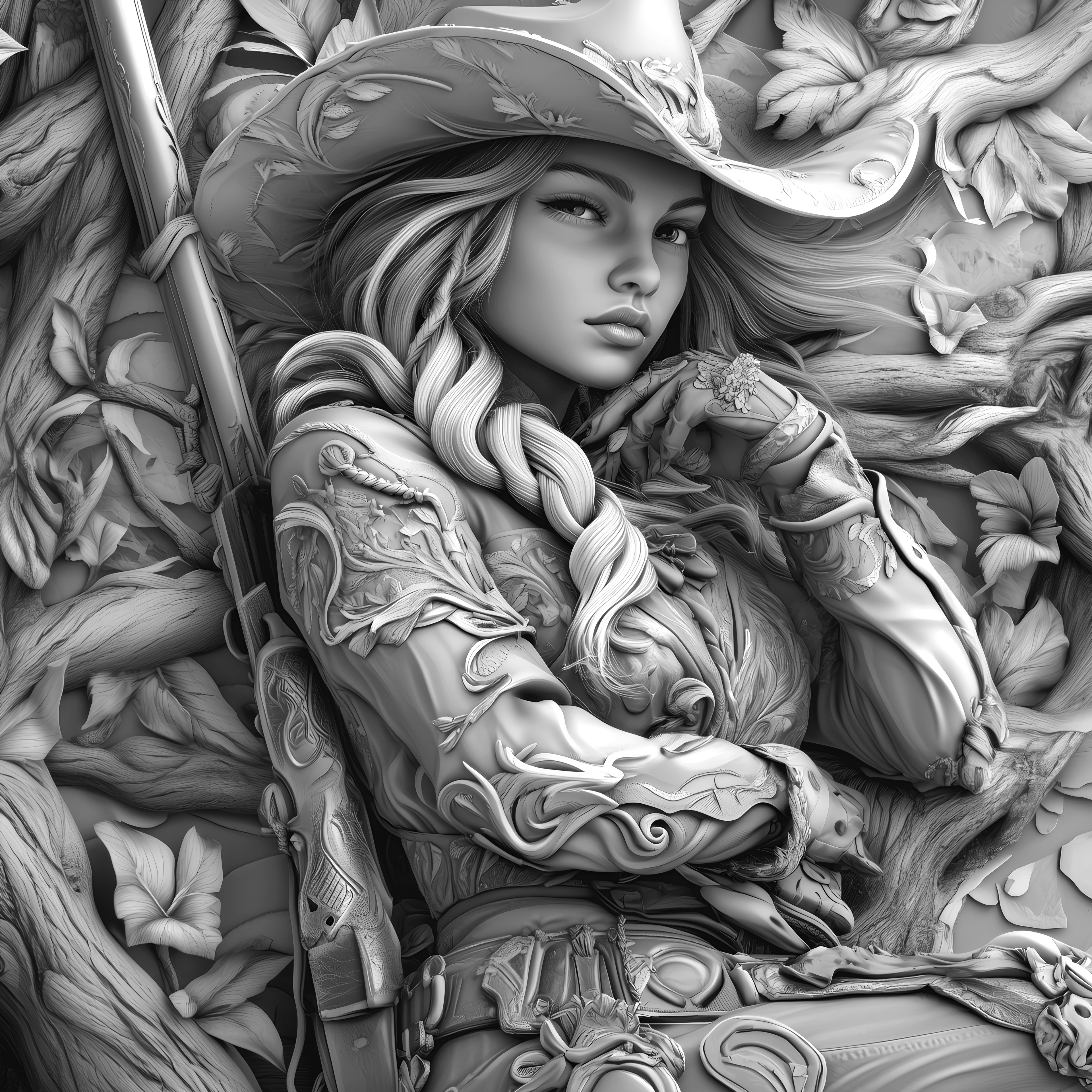 Wild West Coasters- Set of 4