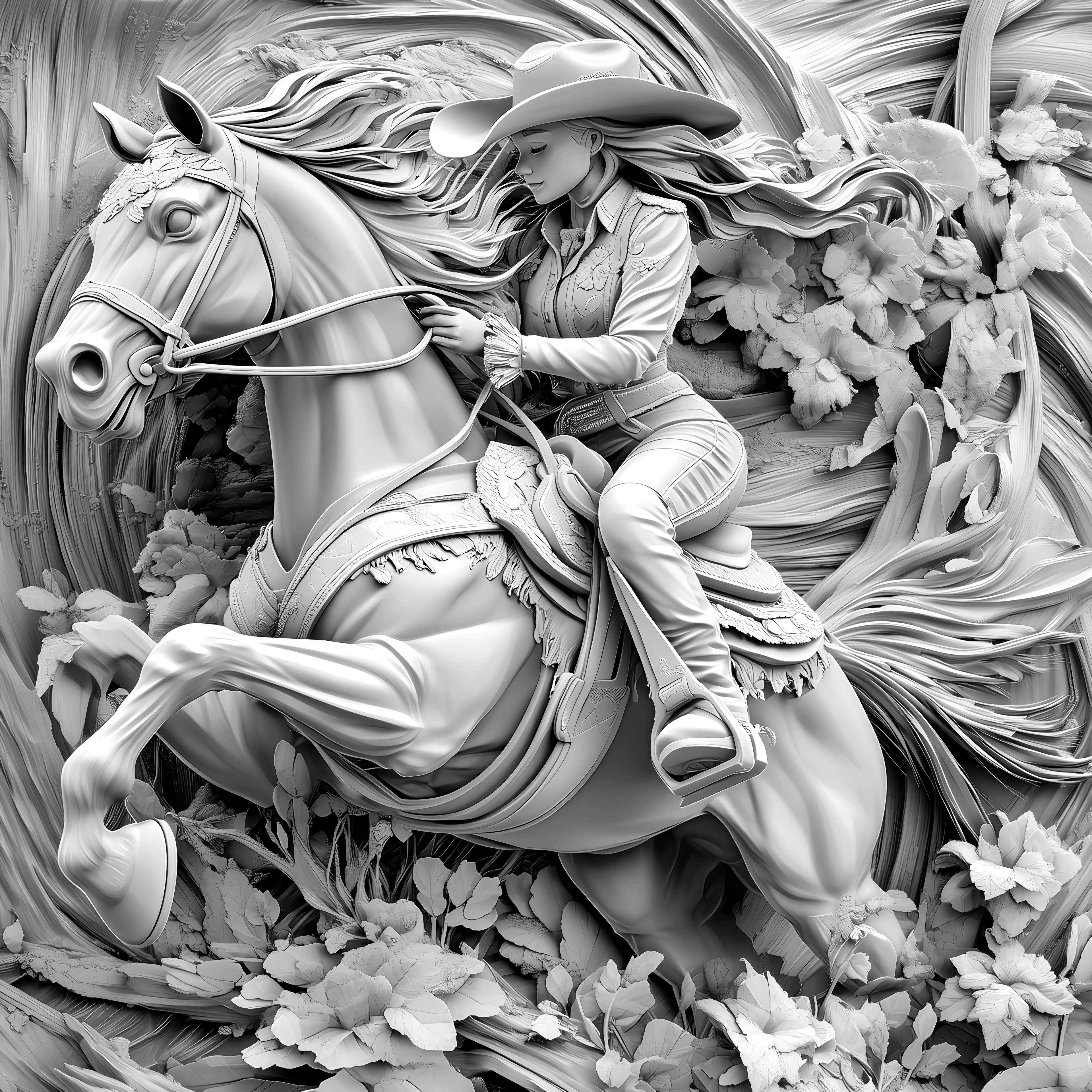 Wild West Coasters- Set of 4