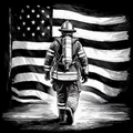 Firefighter Coasters- Set of 4