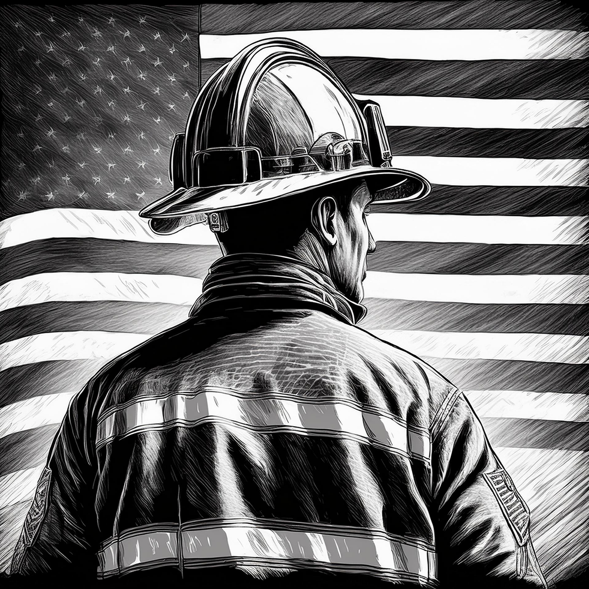 Firefighter Coasters- Set of 4