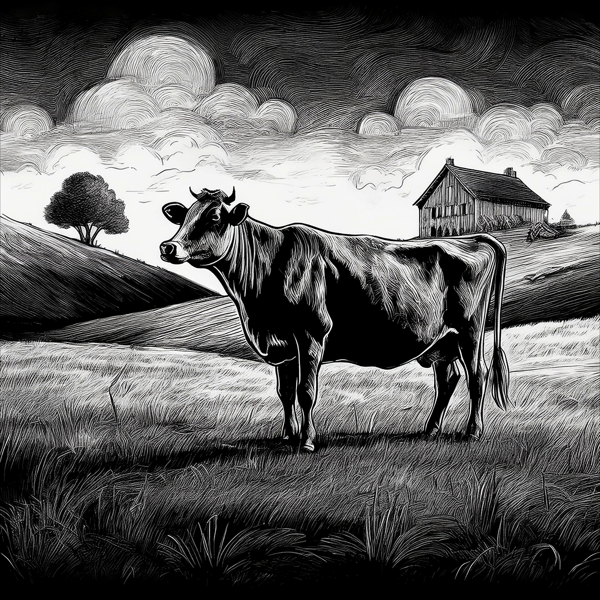 Farm Life Coasters- Set of 4