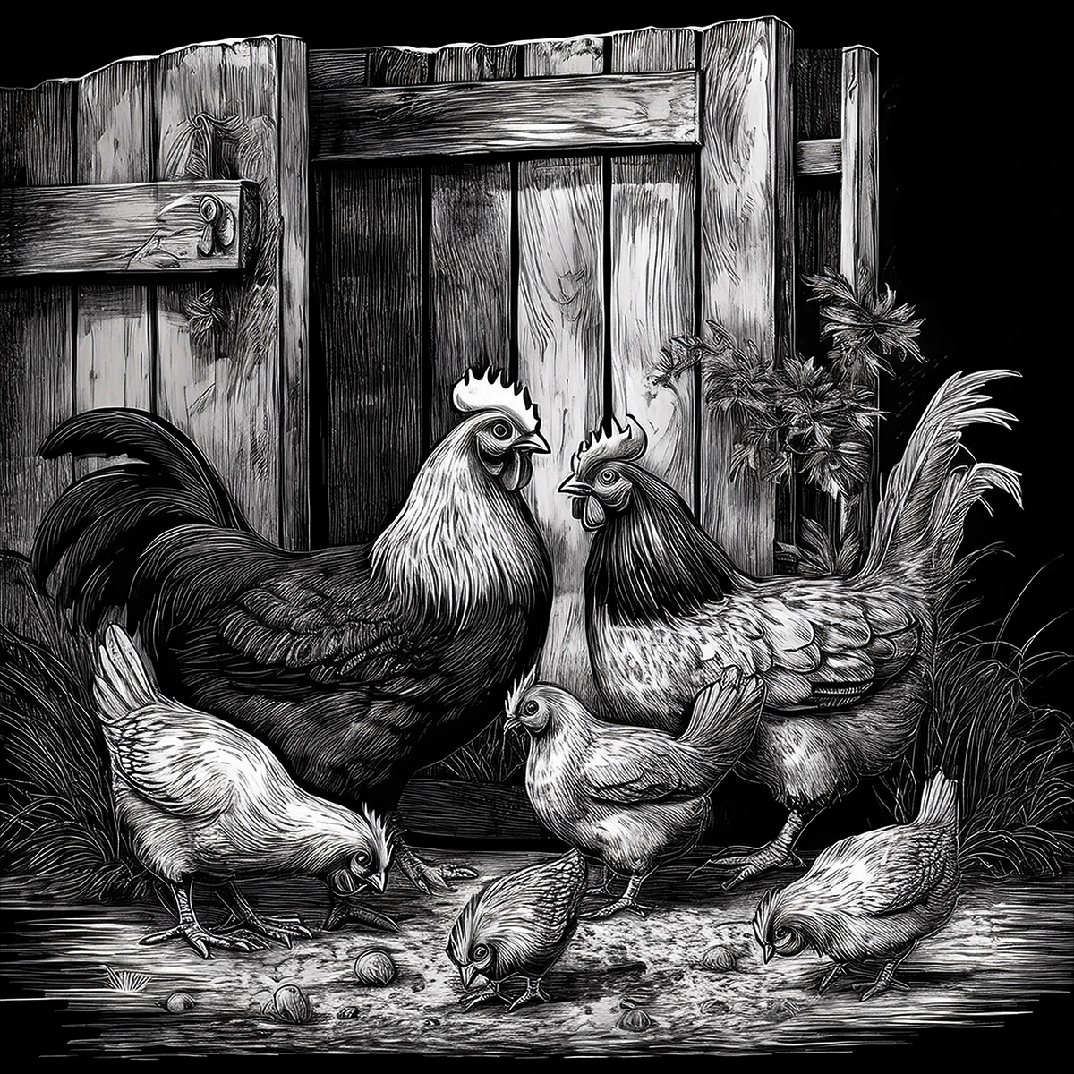 Farm Life Coasters- Set of 4