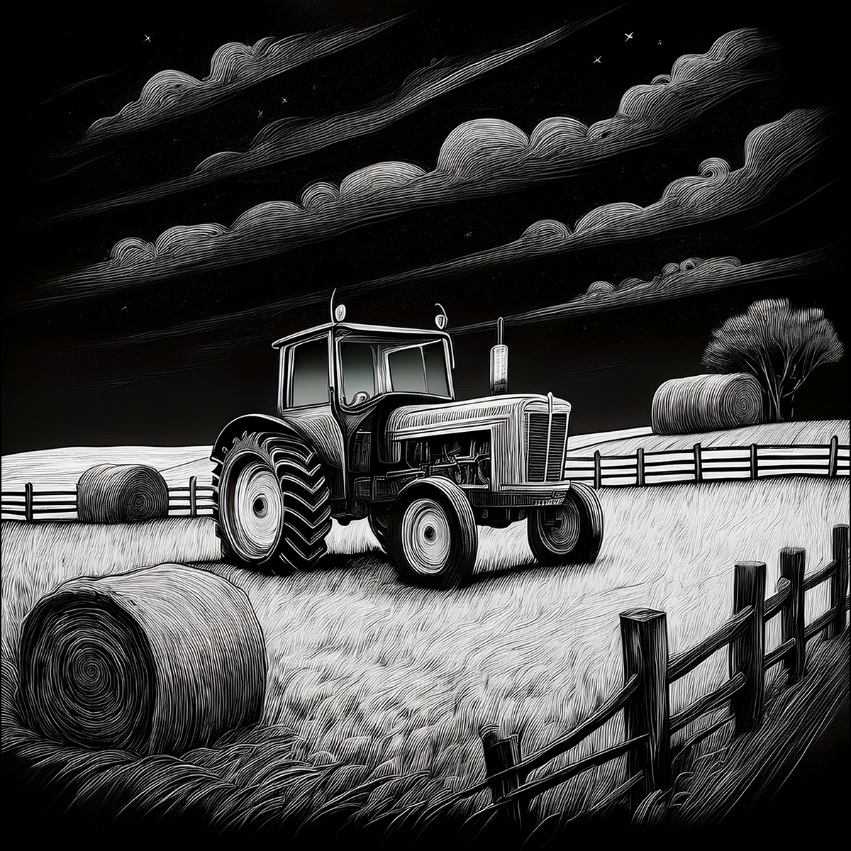 Farm Life Coasters- Set of 4