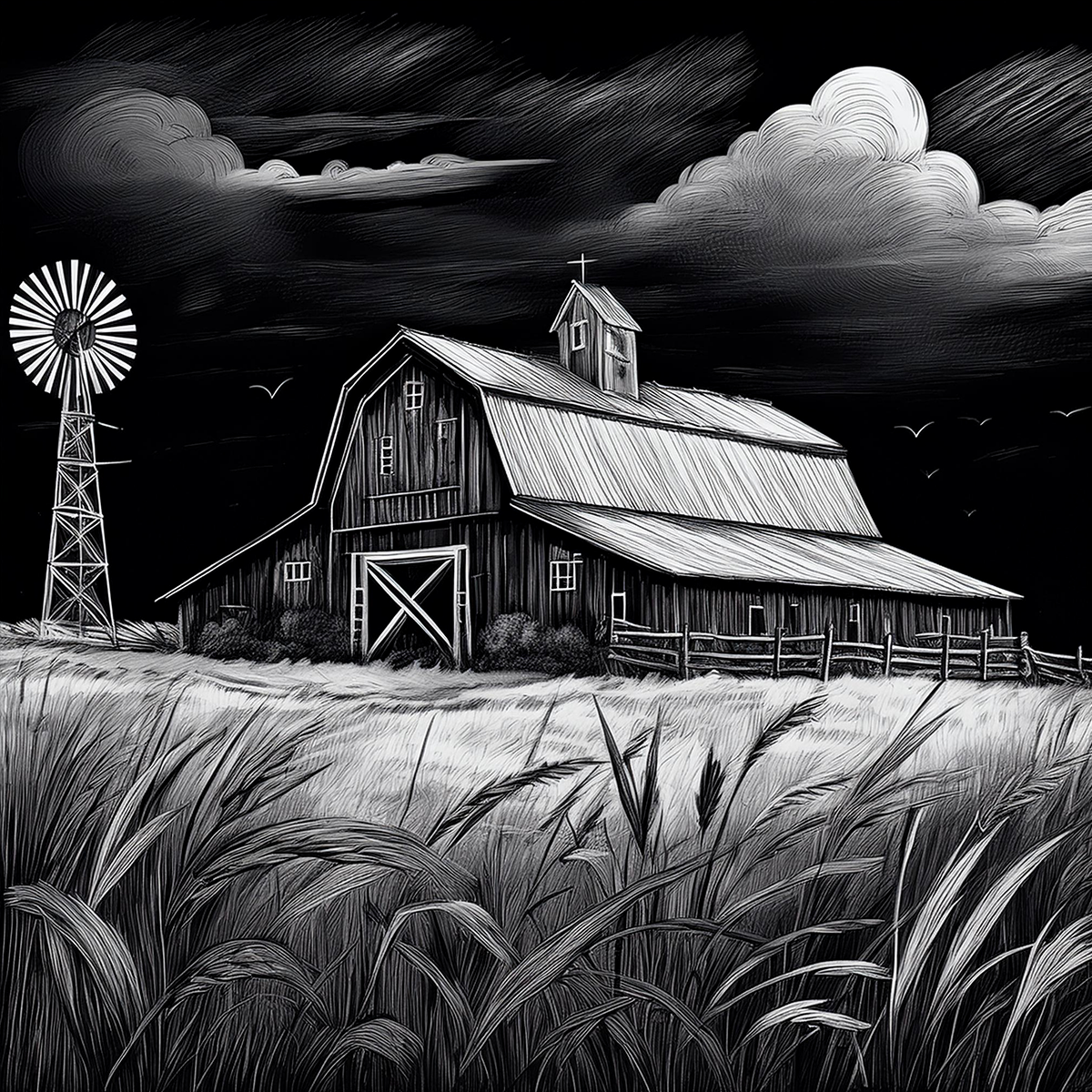 Farm Life Coasters- Set of 4