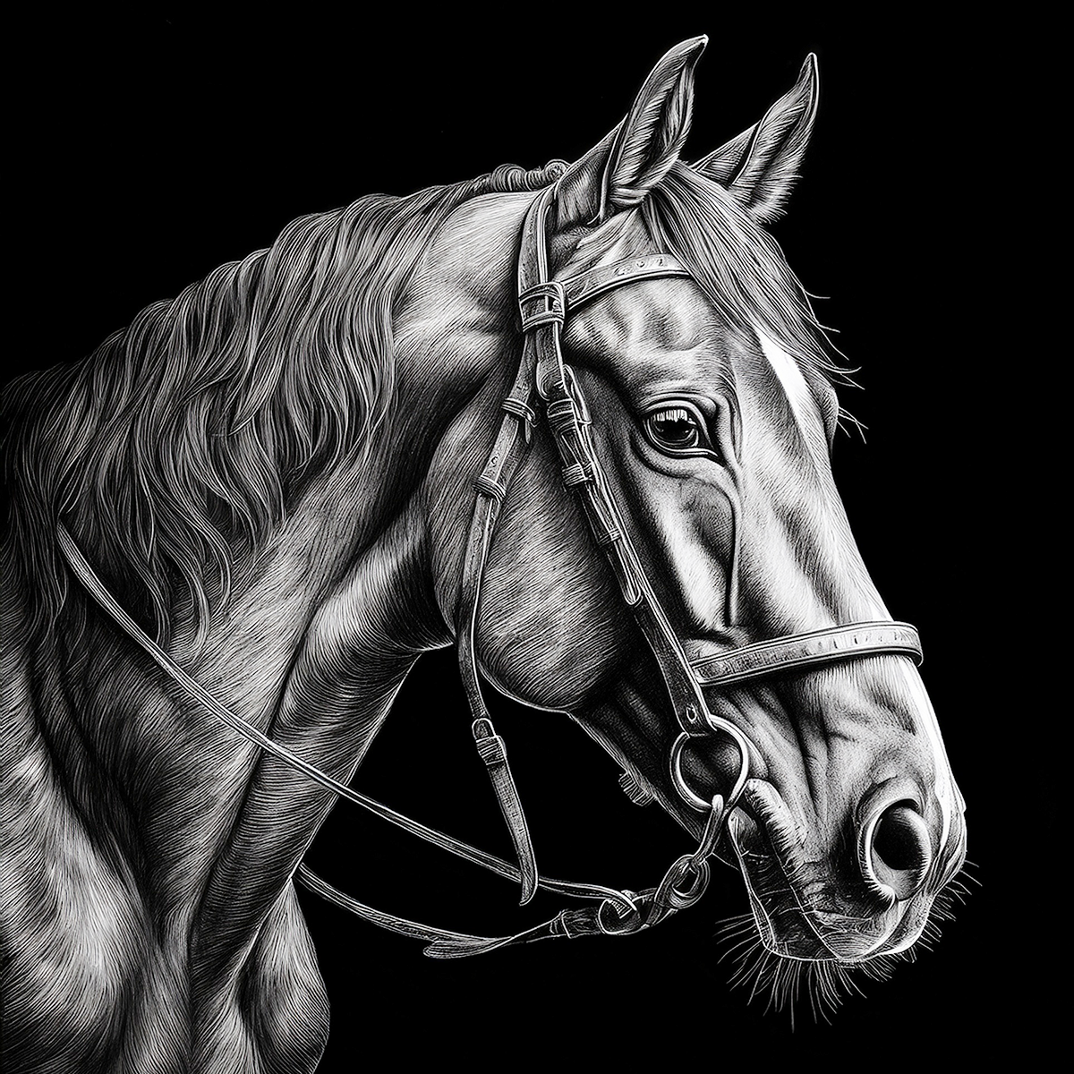 Horses Coasters- Set of 4