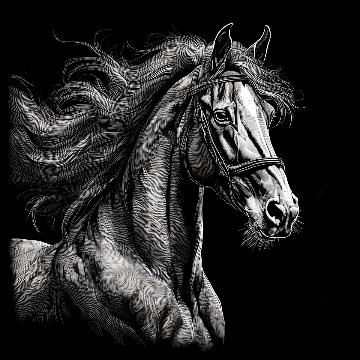 Horses Coasters- Set of 4