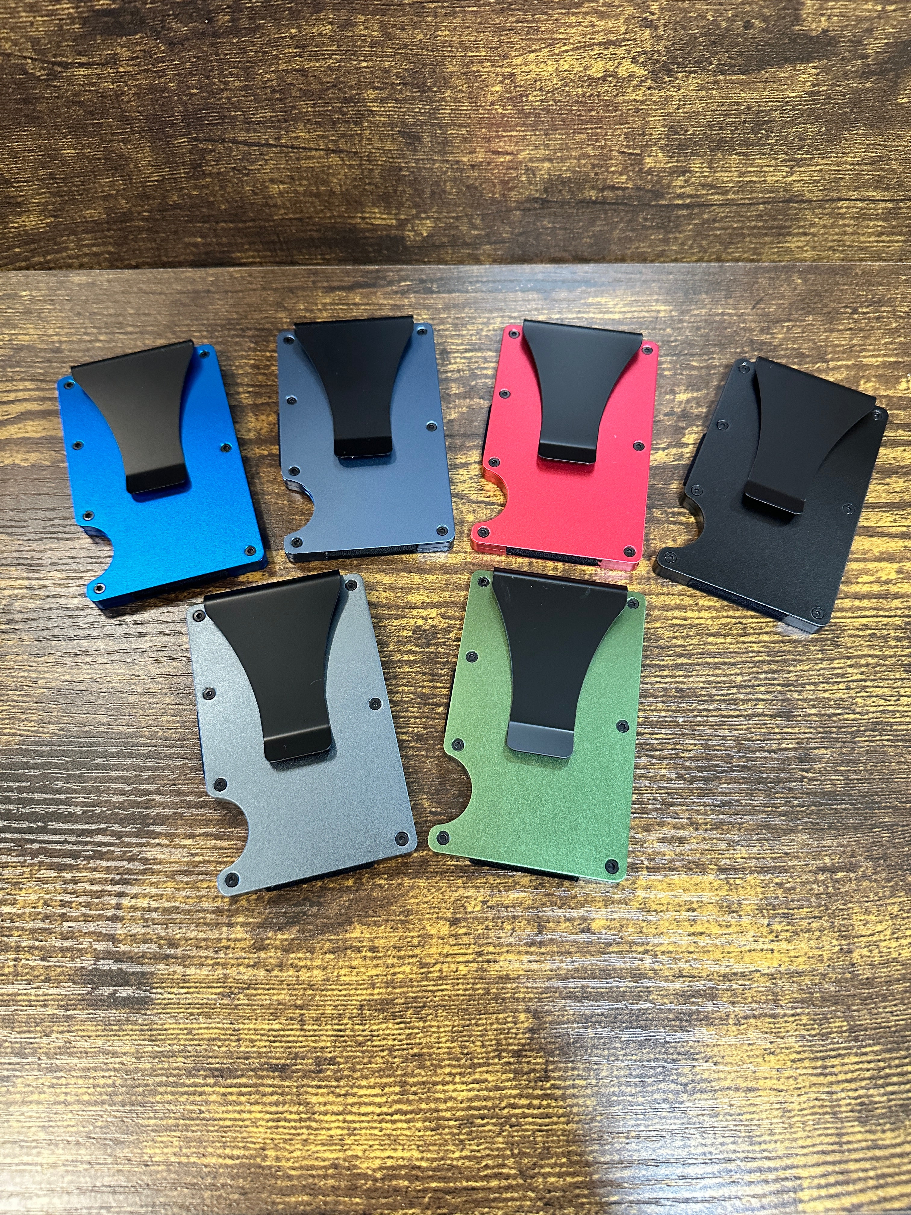 RFID Blocking Minimalist Metal Wallet – Slim Tactical Card Holder