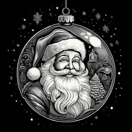 Christmas Ornament Coasters- Set of 4