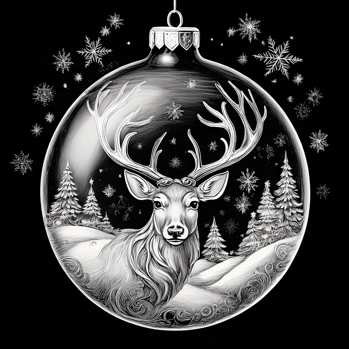 Christmas Ornament Coasters- Set of 4