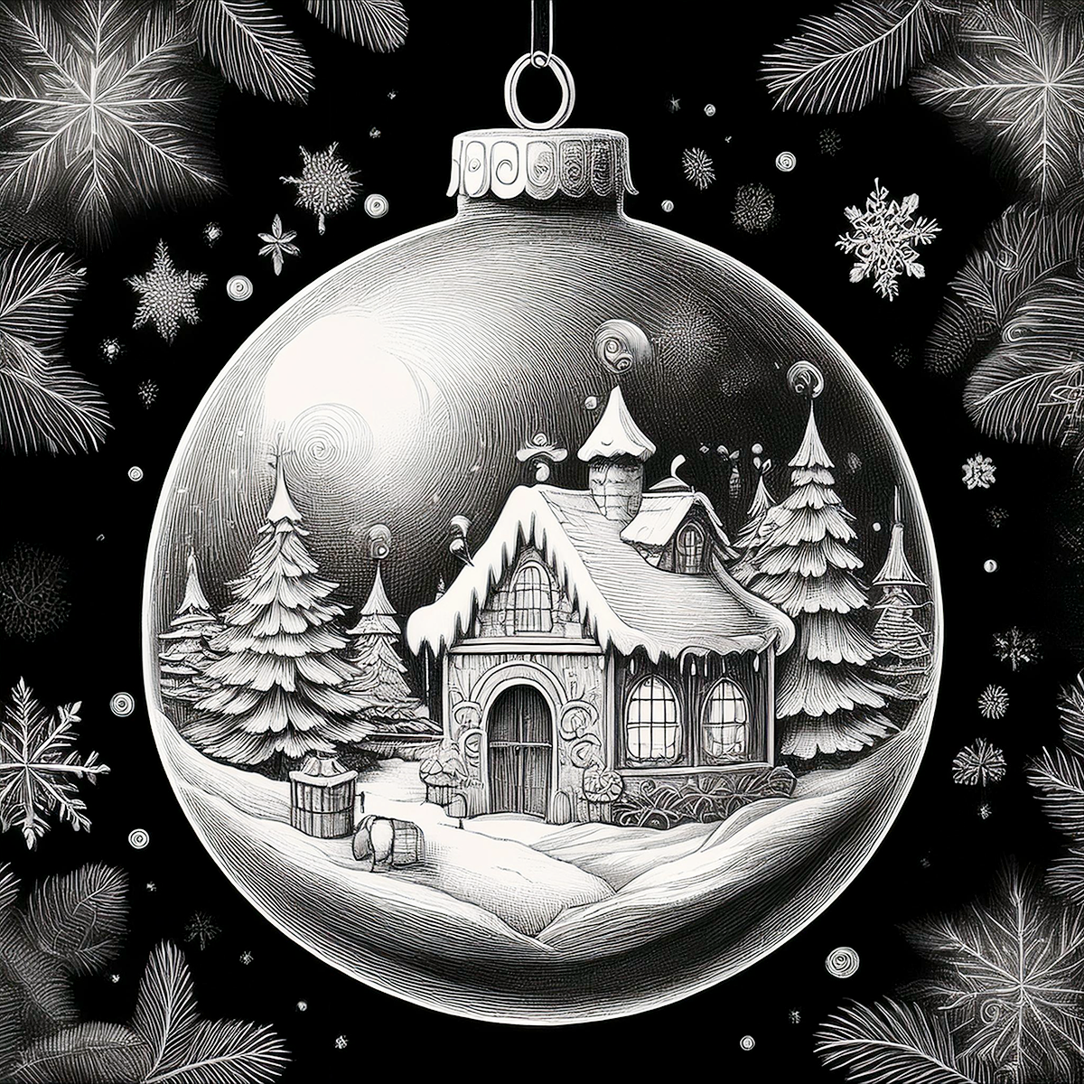 Christmas Ornament Coasters- Set of 4