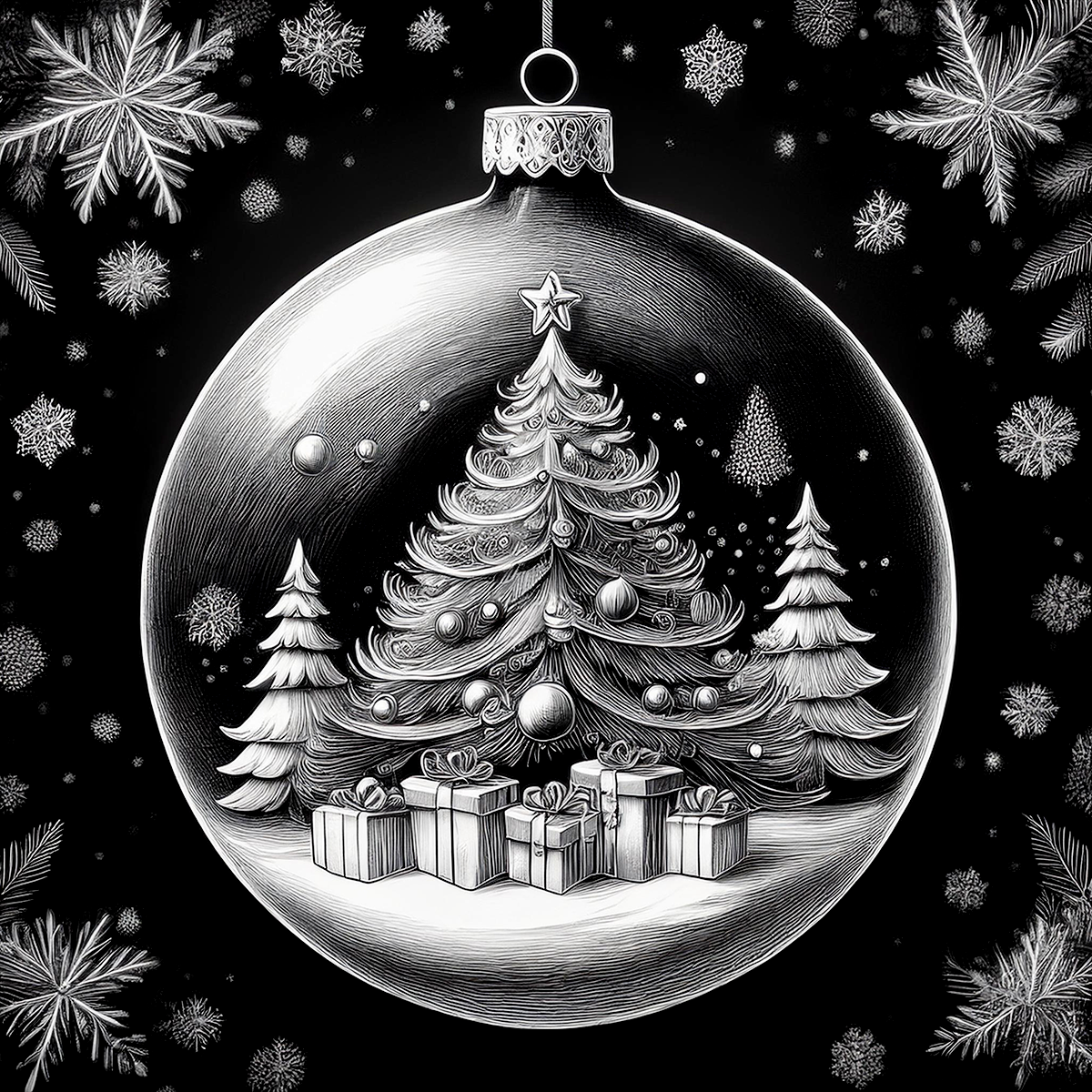 Christmas Ornament Coasters- Set of 4