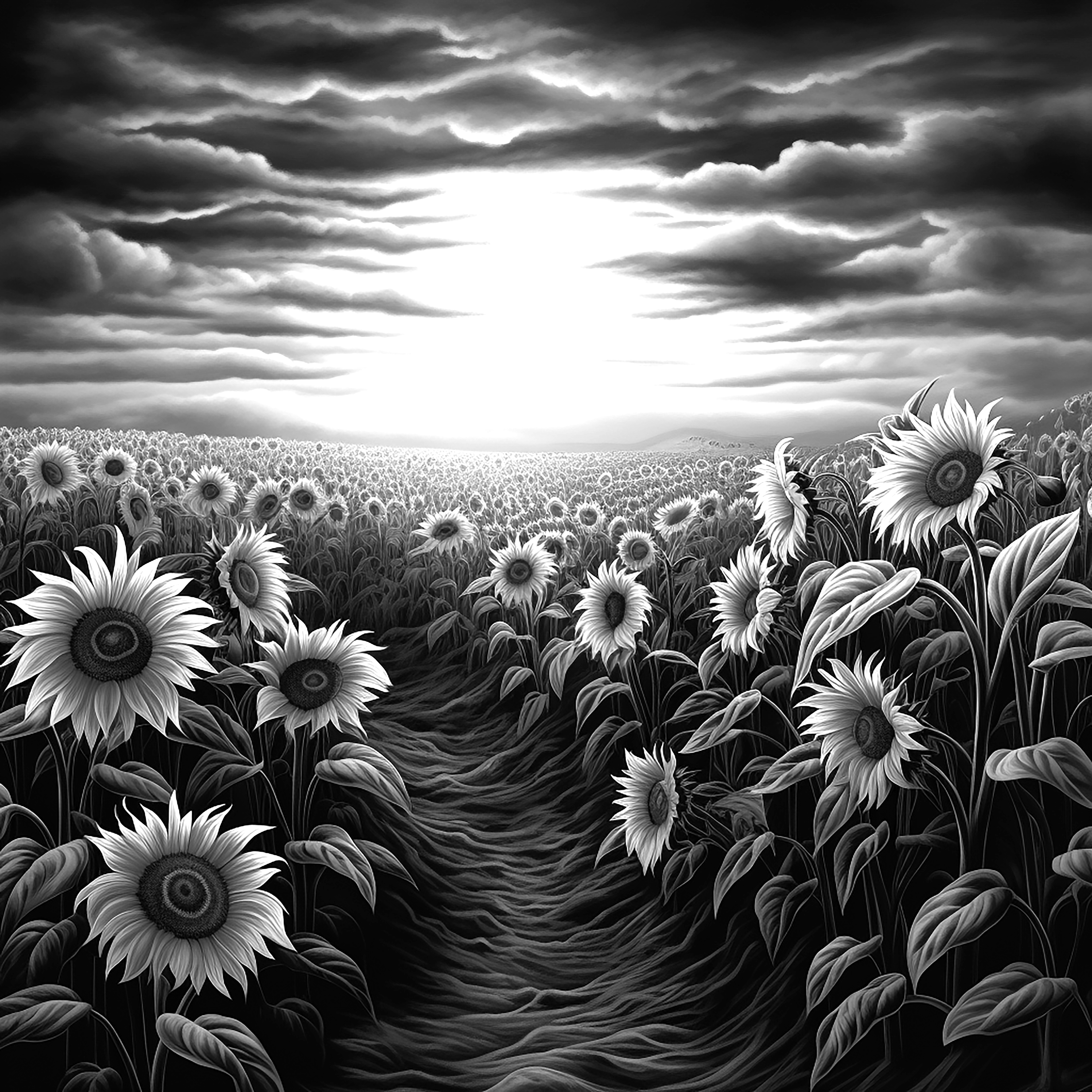 Sunflower Coasters- Set of 4