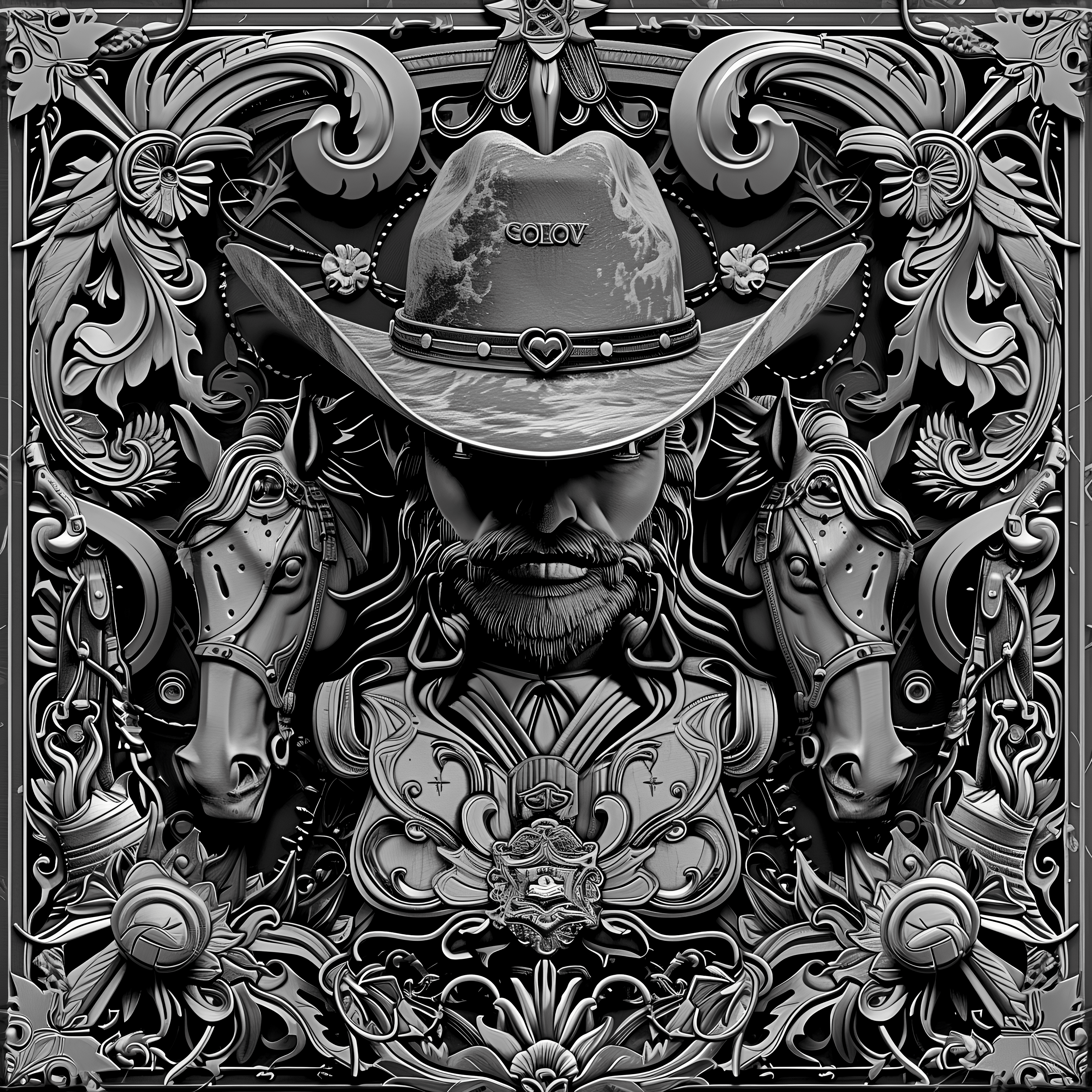 Wild West Coasters- Set of 4